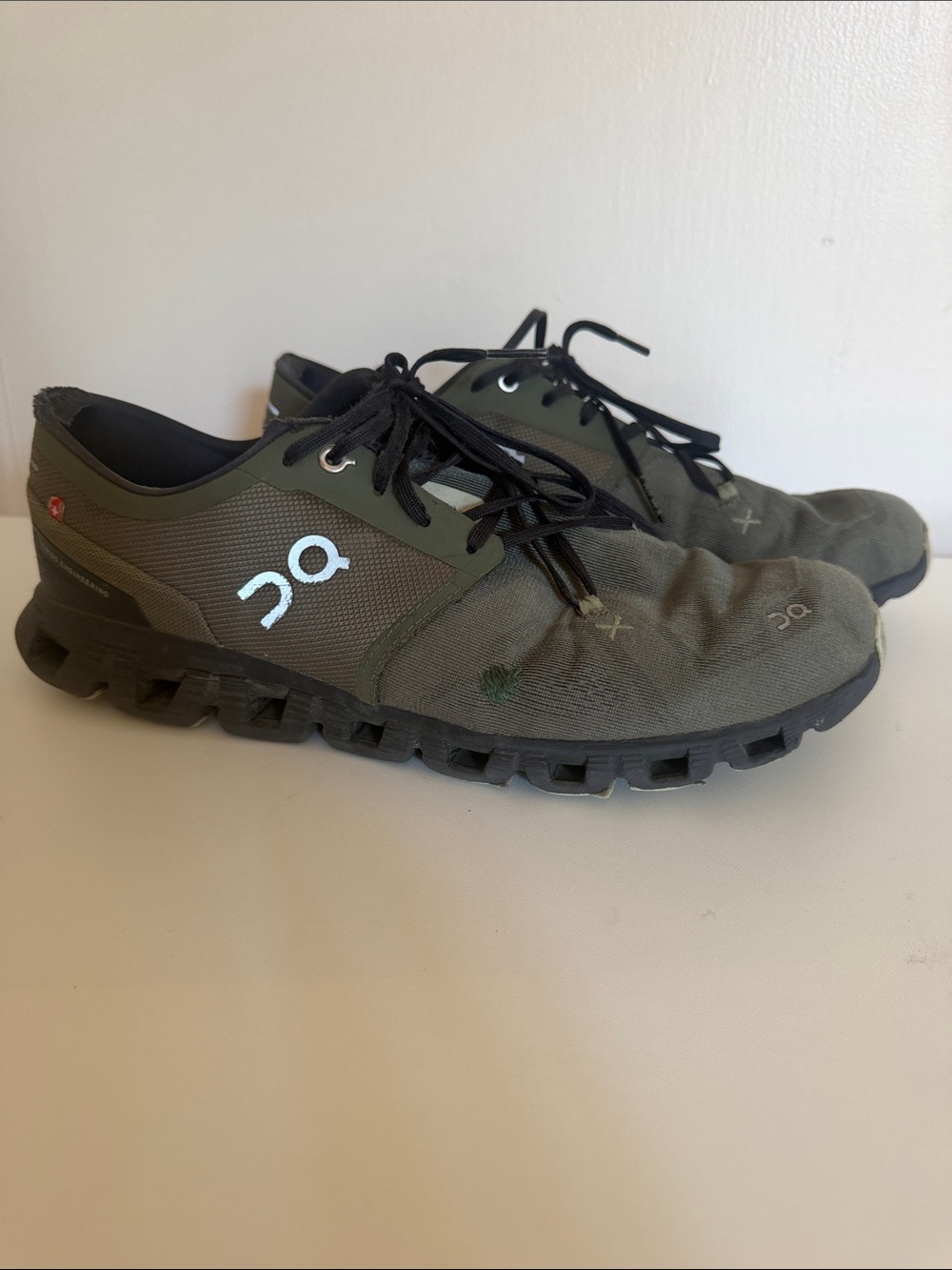 On Running Cloud X 3 Men's Training Shoes – Olive / Reseda Green Men 10.5